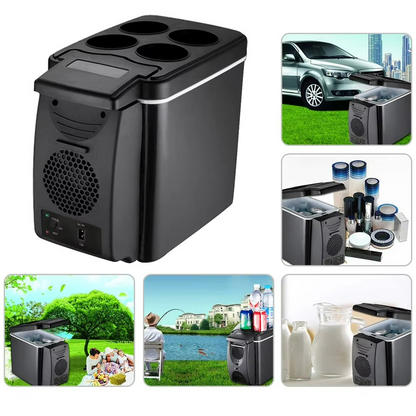 Compact Portable Car Fridge Cooler Box