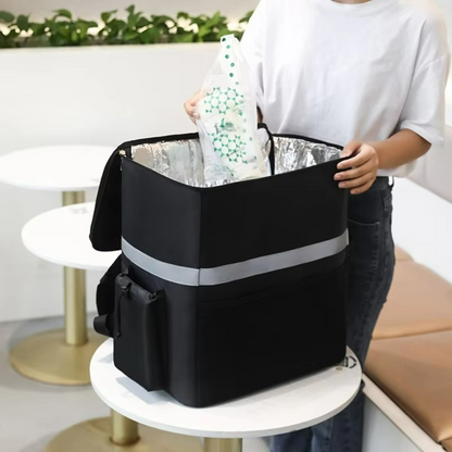 Insulated Lunch Cooler Backpack For Food Delivery