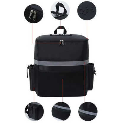 Insulated Lunch Cooler Backpack For Food Delivery