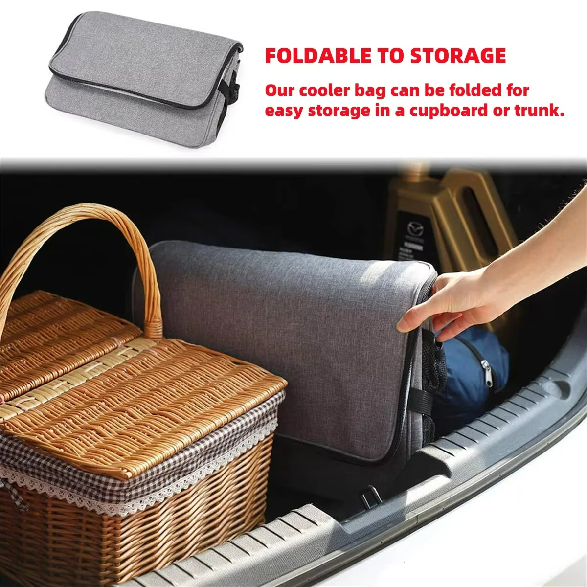 Big Insulated Outdoor Cooler Tote Bag