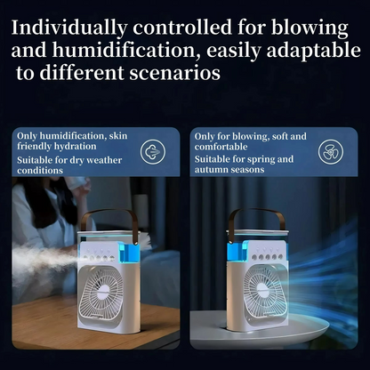 Portable 3 in 1 Compact Air Fan Cooler