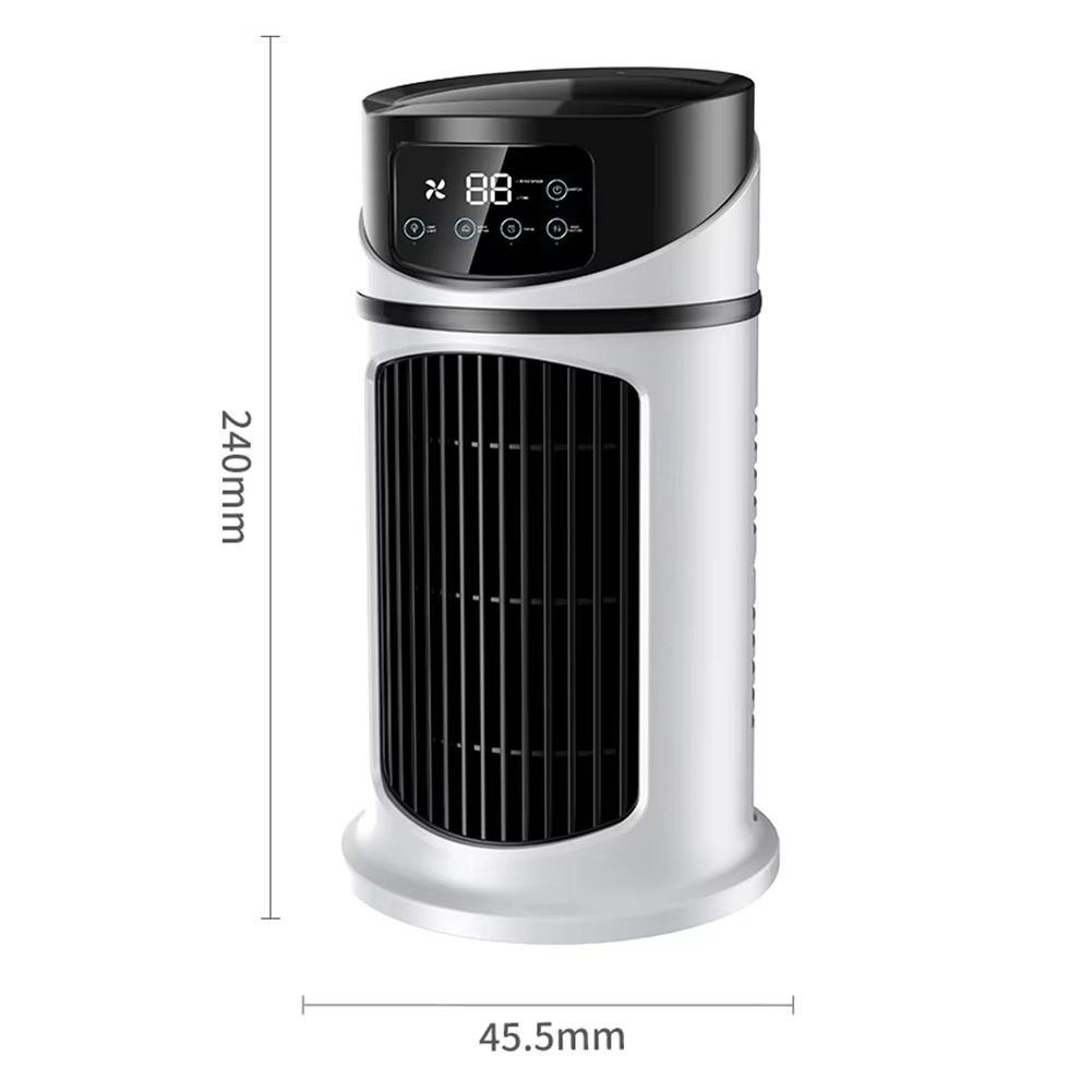 Portable 3-in-1 Misting Fan with Humidifier and LED Light