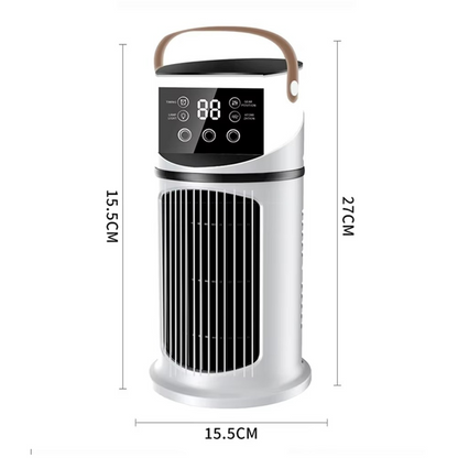 Portable 3-in-1 Misting Fan with Humidifier and LED Light - Fesara