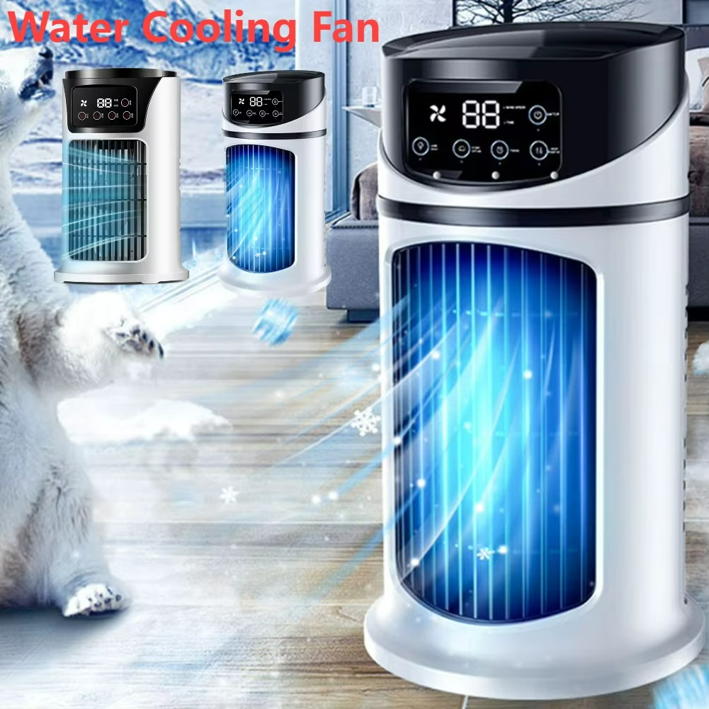Portable 3-in-1 Misting Fan with Humidifier and LED Light