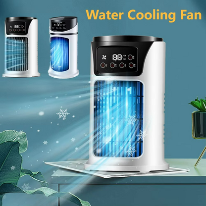 Portable 3-in-1 Misting Fan with Humidifier and LED Light