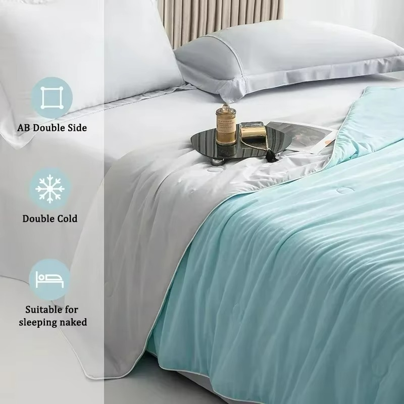 Breathable Chill Summer Blanket with Cold Touch Fabric