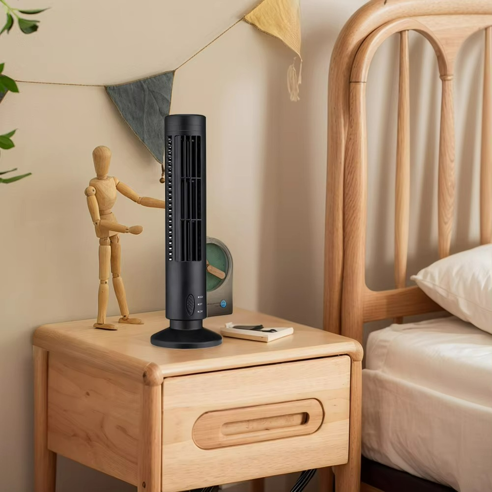 Compact Slim Space Saving Floor Fan - Fesara