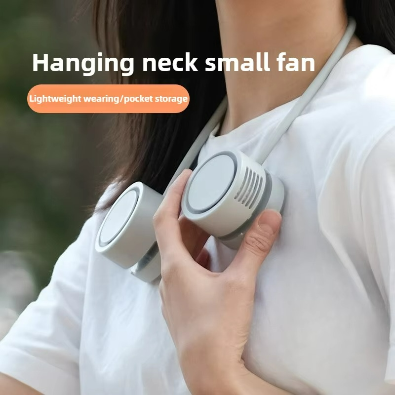 Compact USB Powered Collapsible Neck Fan