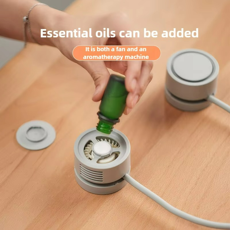 Compact USB Powered Collapsible Neck Fan