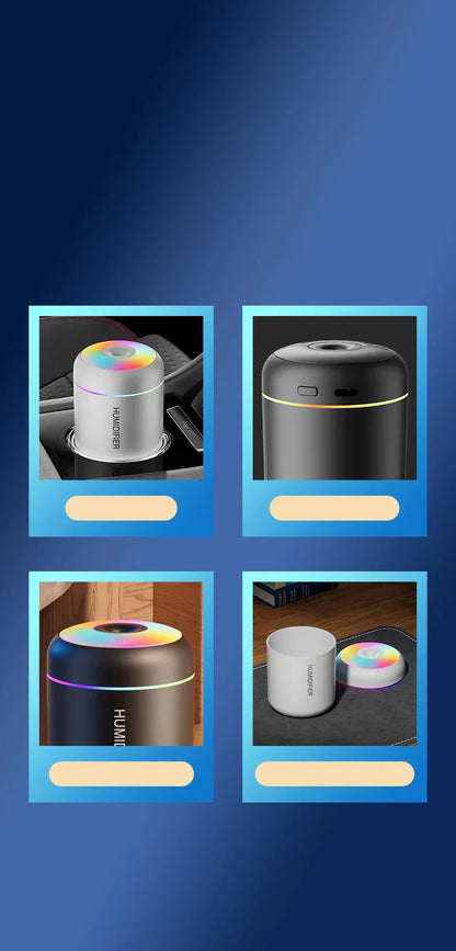 Compact Portable USB Humidifier with Aromatherapy