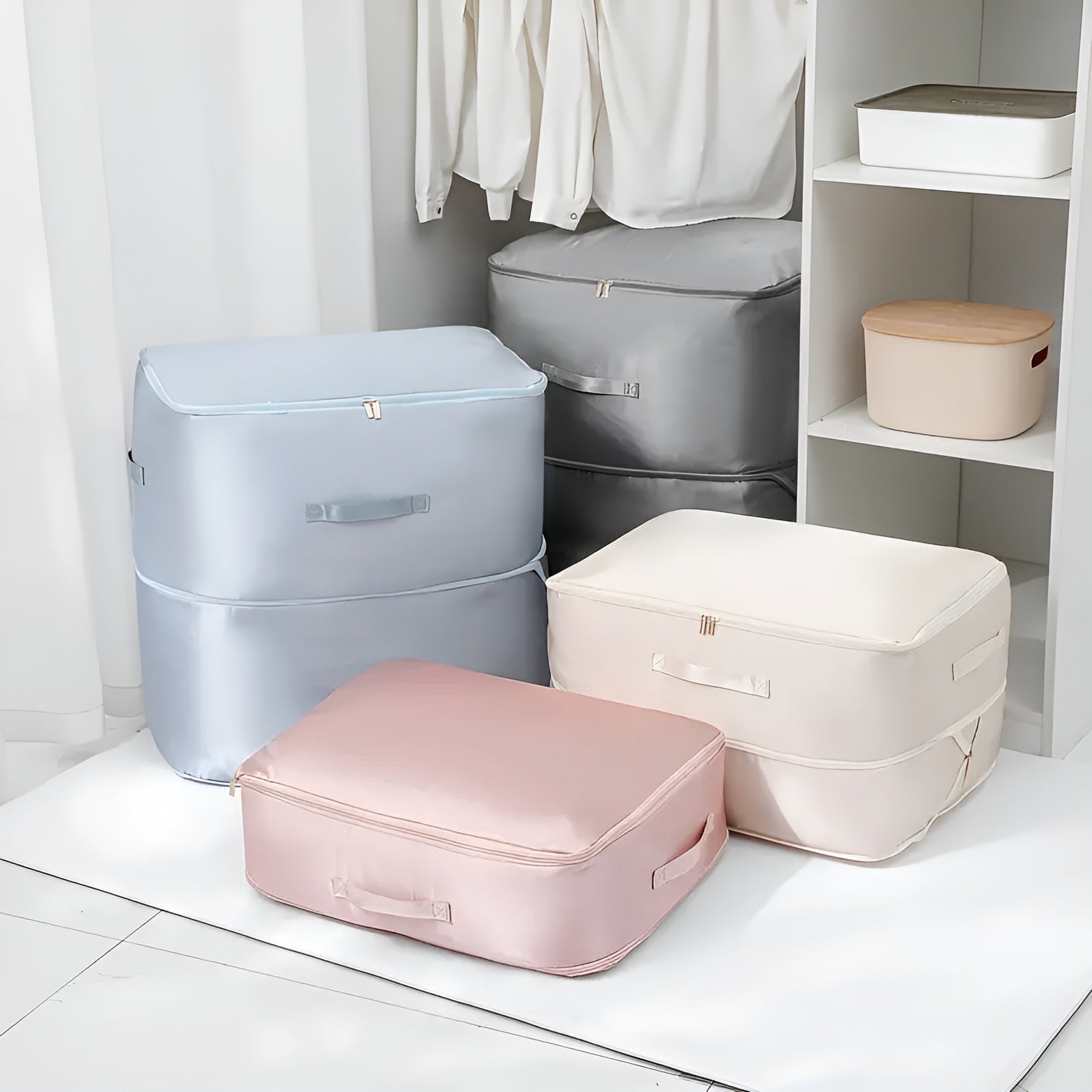 Space Saving Reusable Storage Bags for Home Organisation - Fesara
