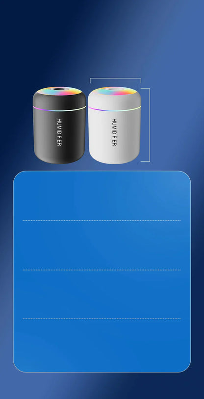 Compact Portable USB Humidifier with Aromatherapy