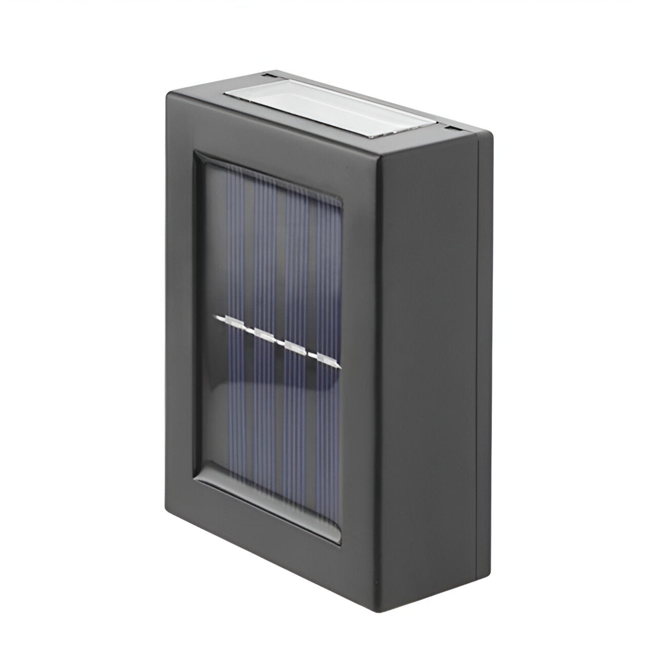 Outdoor Solar Powered Lamp Waterproof Black LED