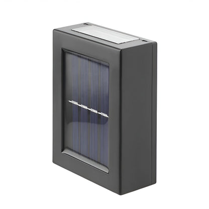 Outdoor Solar Powered Lamp Waterproof Black LED