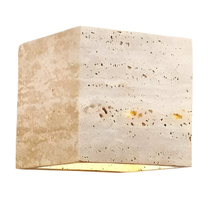 Simple Stone Outdoor LED Wall Sconce Light