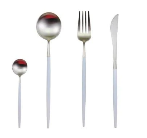 Elegant 24-Piece Silverware Set for Fine Dining