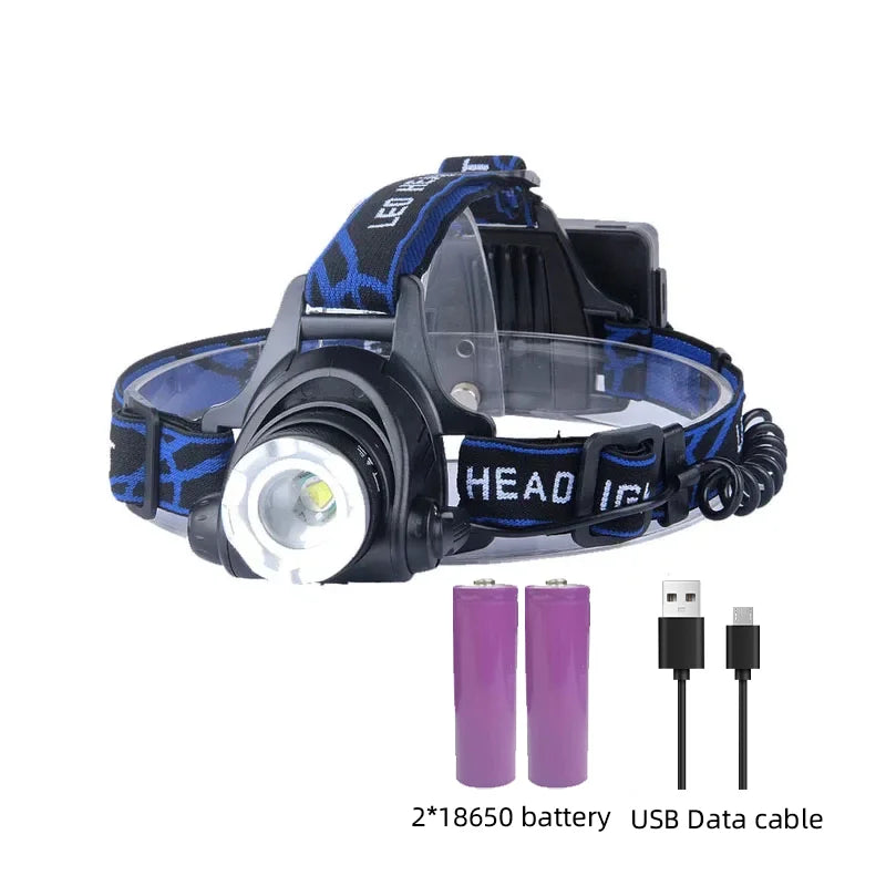 Bright Rechargeable LED Headlight for Outdoor Activities