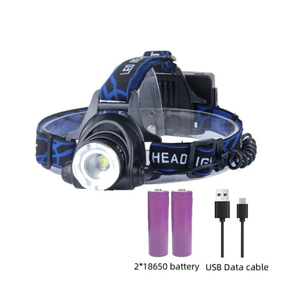 Bright Rechargeable LED Headlight for Outdoor Activities