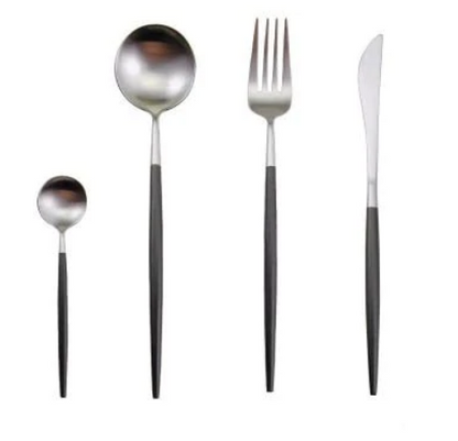 Elegant 24-Piece Silverware Set for Fine Dining