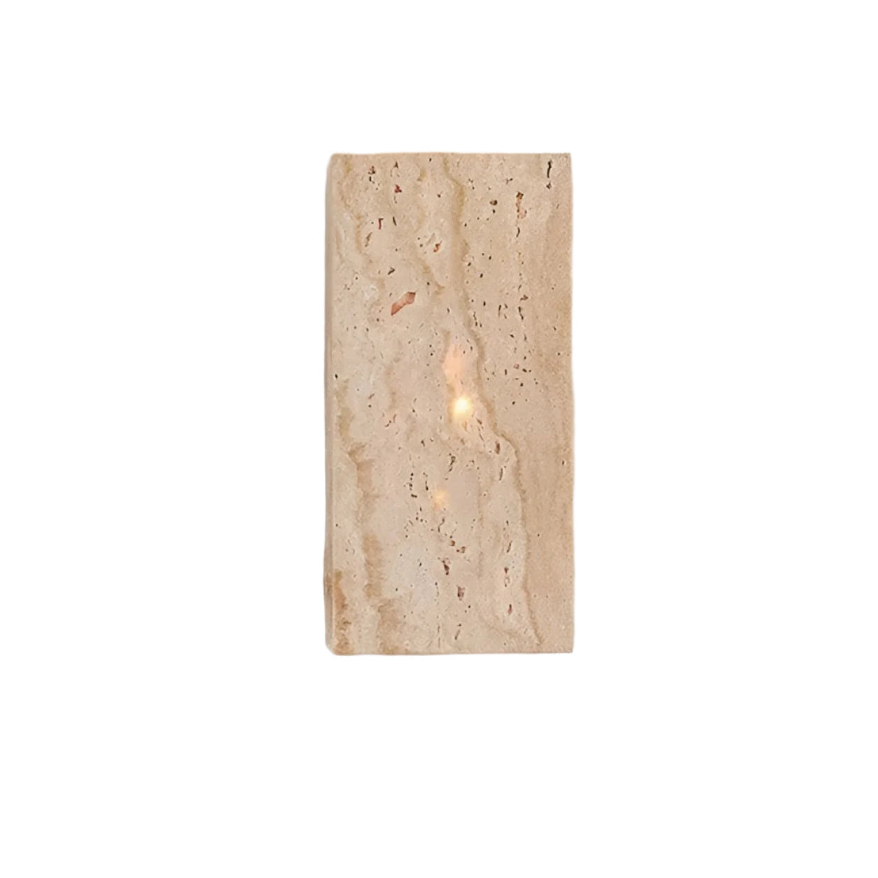 Simple Stone Outdoor LED Wall Sconce Light - Fesara