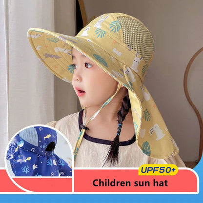 Kids UV Protective Sun Hat with Adjustable Strap