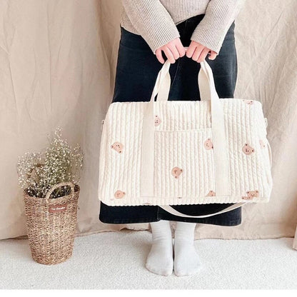 Luxury Mom Tote Bag - Large Travel Maternity Bag - Fesara