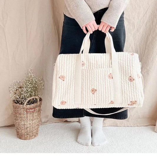 Luxury Mom Tote Bag - Large Travel Maternity Bag - Fesara
