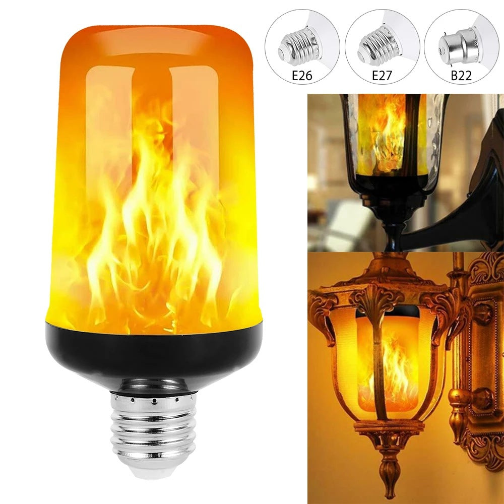 Colorful LED Flame Effect Party Lamp