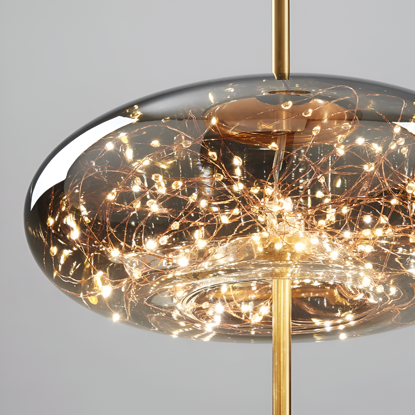 Elegant Glass Modern Pendant Light
