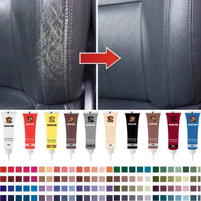 Premium Leather Fixing Cream for Cars and Furniture