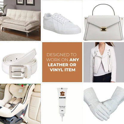 Premium Leather Fixing Cream for Cars and Furniture