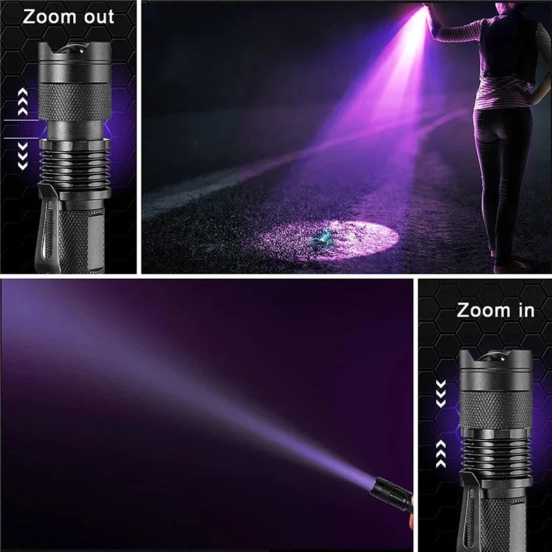 Powerful UV Detection Flashlight for Pet Stain Removal