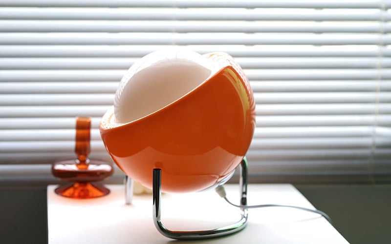 Vintage Glass Desk Lamp - Soft Nordic Table Light