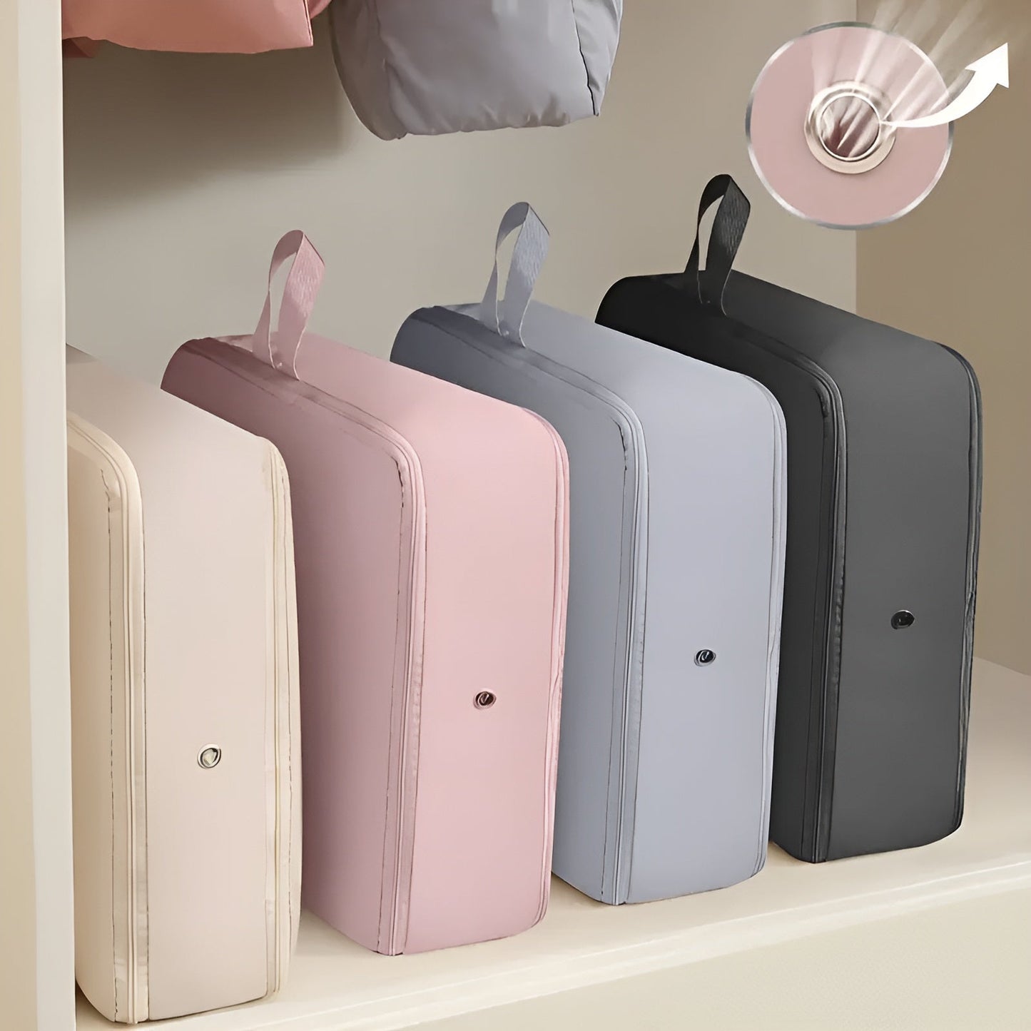 Space Saving Reusable Storage Bags for Home Organisation