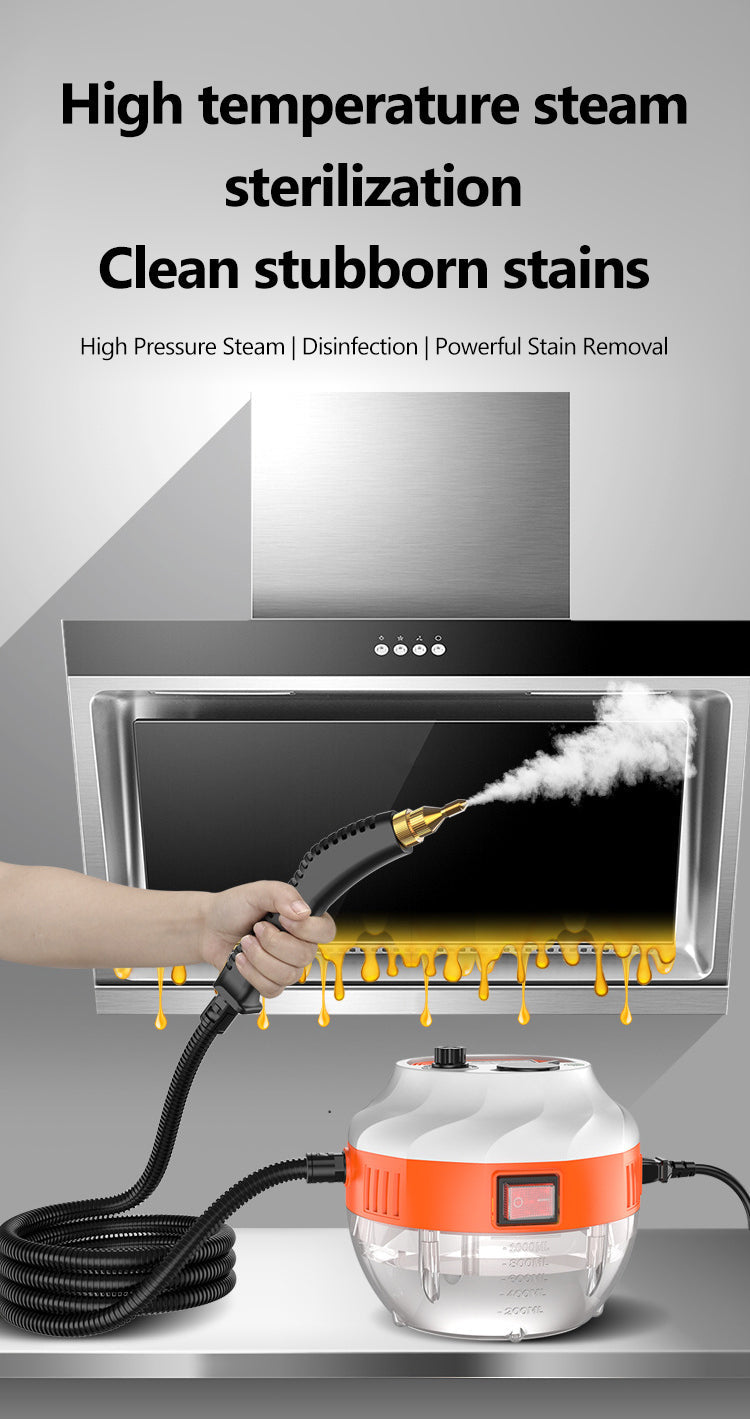 Heavy Duty 2800W Steam Cleaner for Home and Car