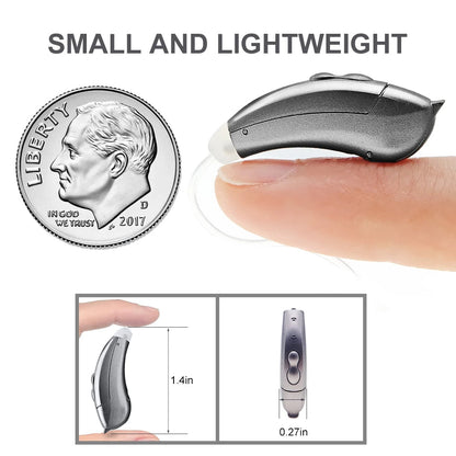 Discreet Behind Ear Hearing Aids With Mobile App