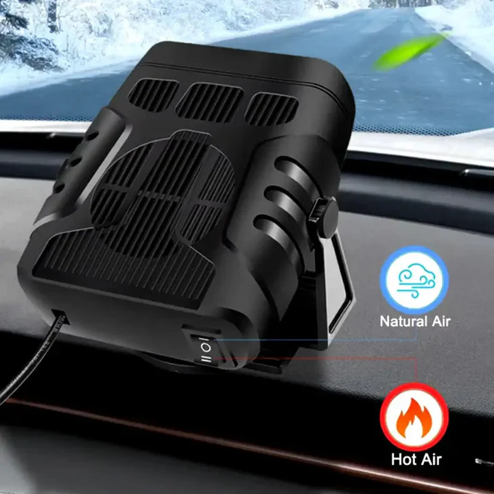 Compact 12V Car Heater Fan