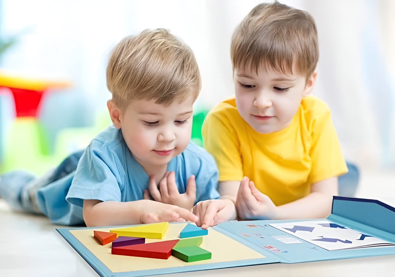 Educational Magnetic Puzzle Book for Kids