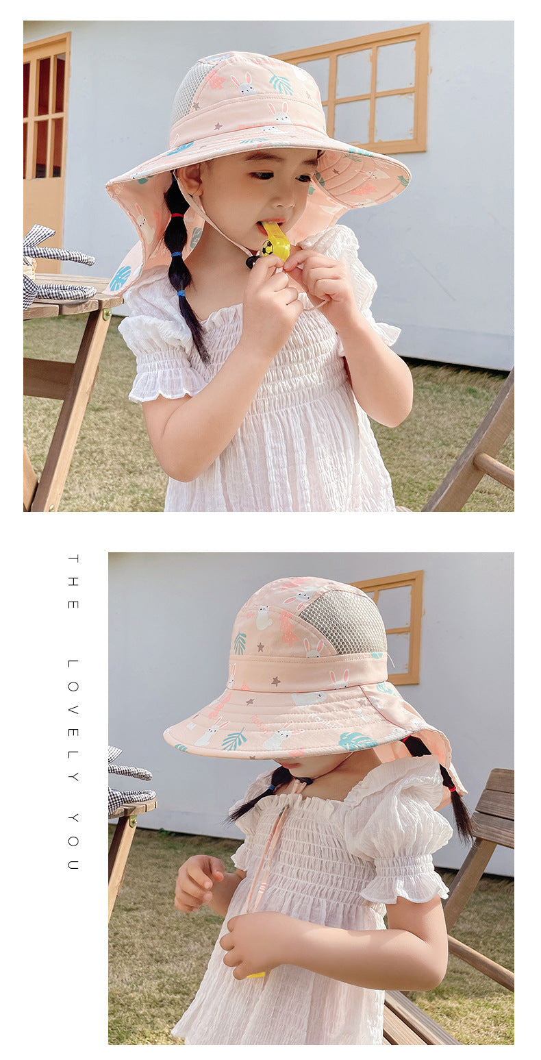 Kids UV Protective Sun Hat with Adjustable Strap