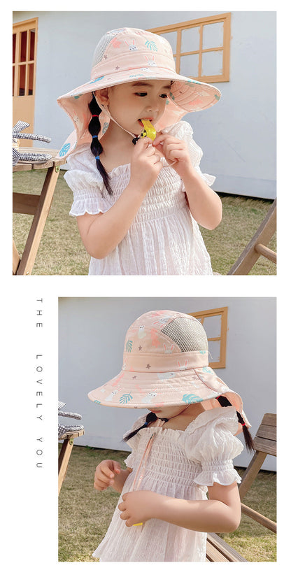 Kids UV Protective Sun Hat with Adjustable Strap