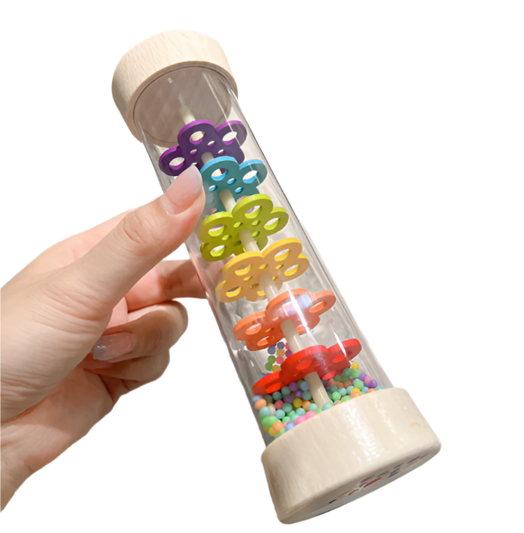 Calming Wooden Rain Sound Toy - Fesara
