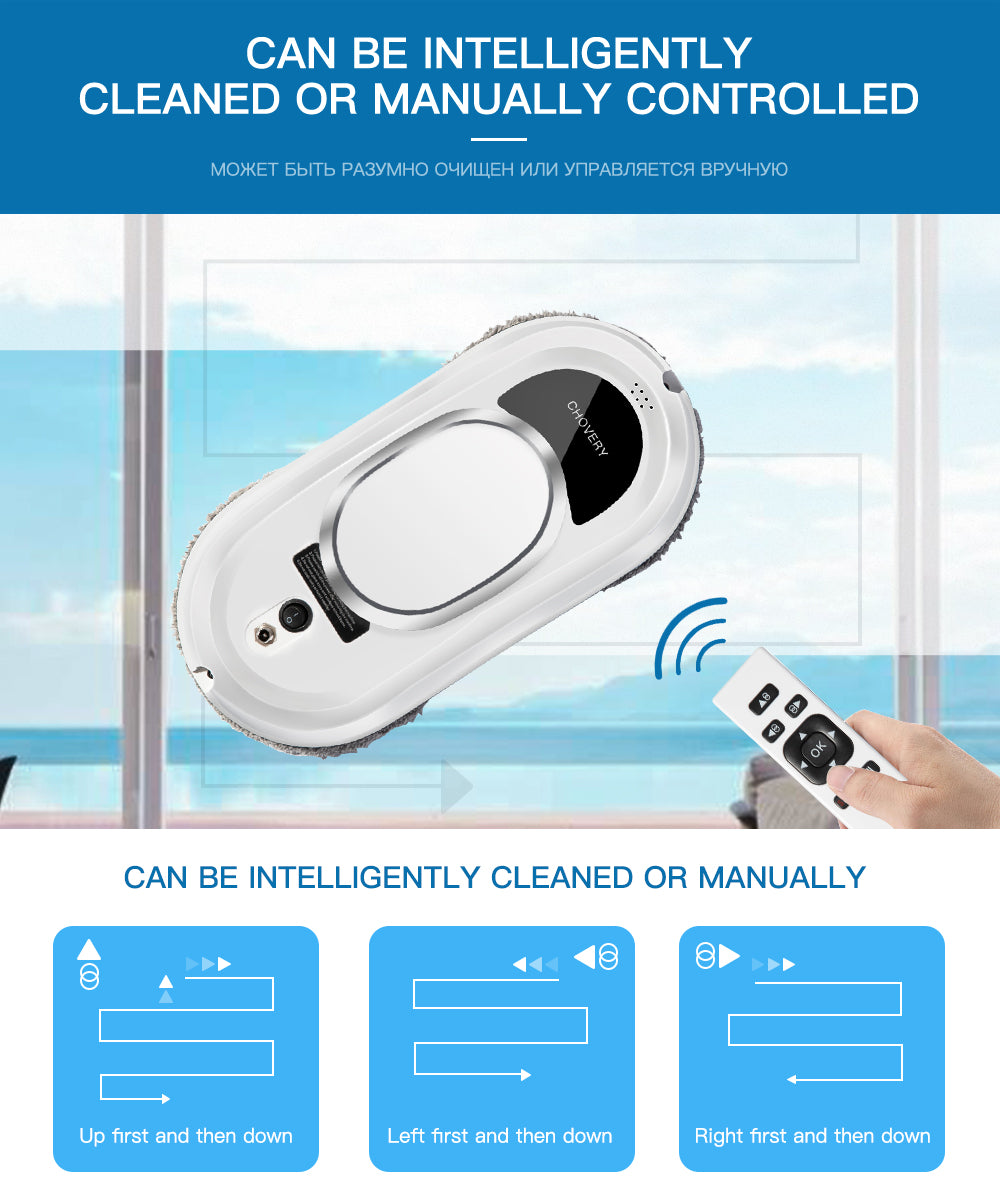 Automatic Remote Control Window Vacuum Cleaner