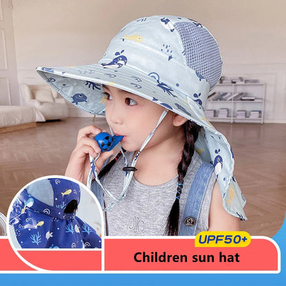 Kids UV Protective Sun Hat with Adjustable Strap
