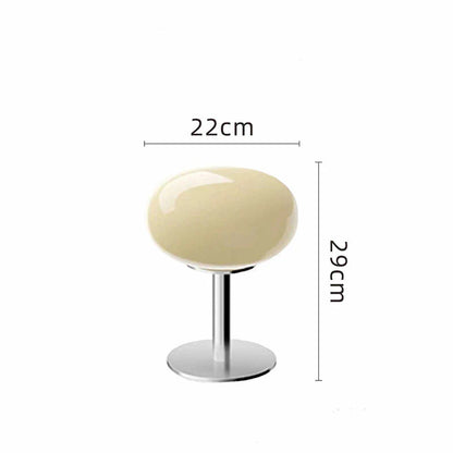 Elegant Glass Desk Lamp - Soft LED Light for Home