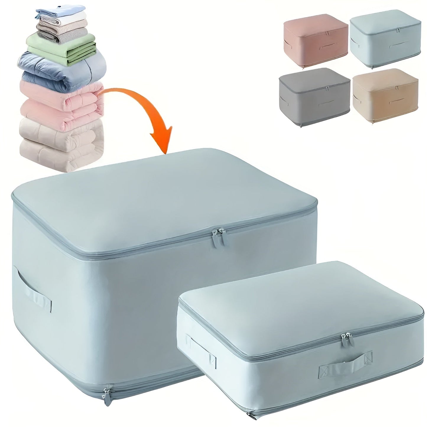 Space Saving Reusable Storage Bags for Home Organisation