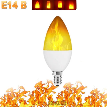 Colorful LED Flame Effect Party Lamp