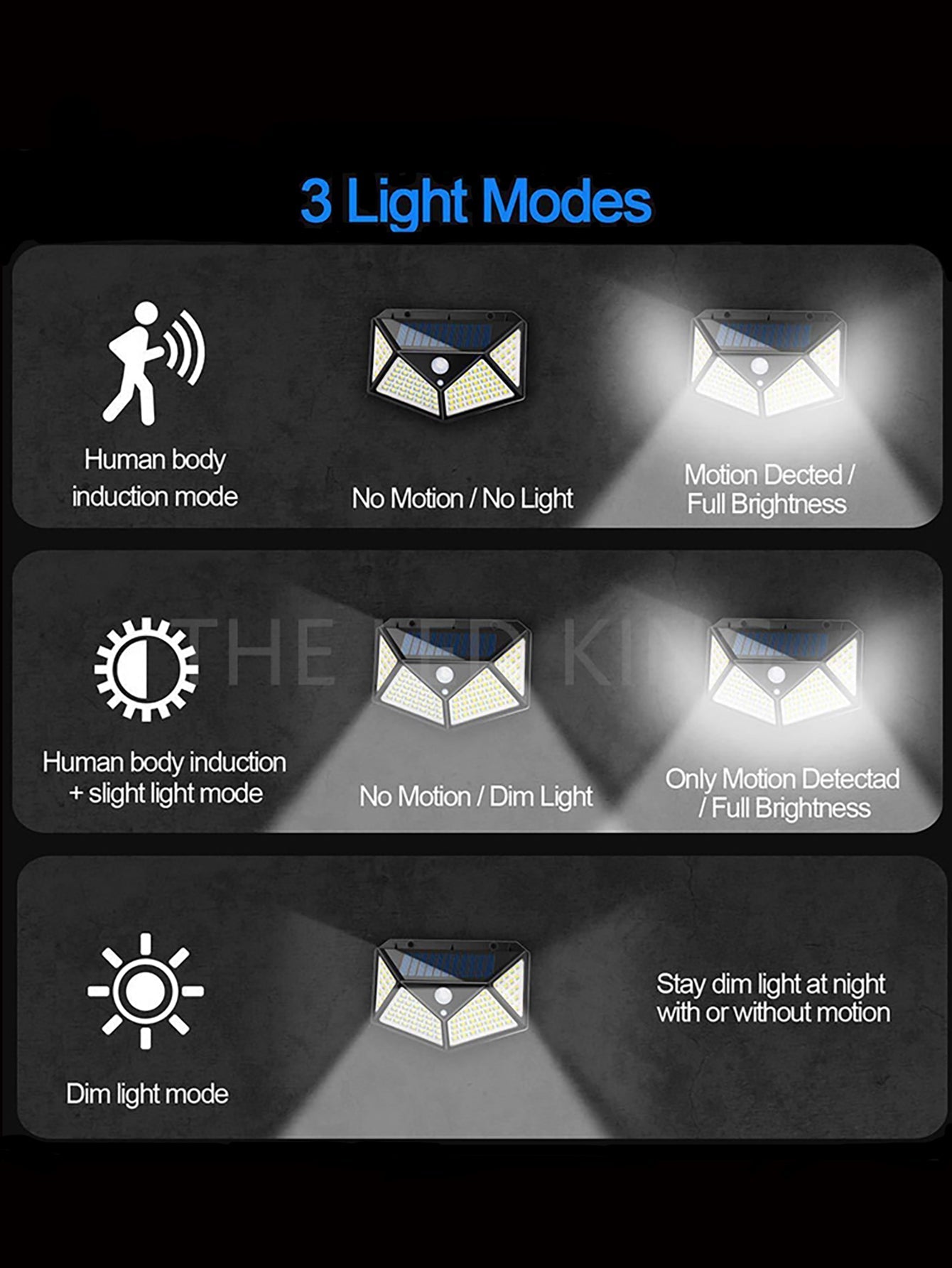 Outdoor Solar Powered Motion Light