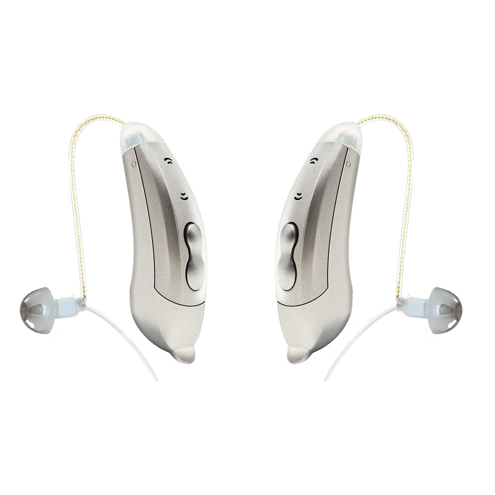 Discreet Behind Ear Hearing Aids With Mobile App