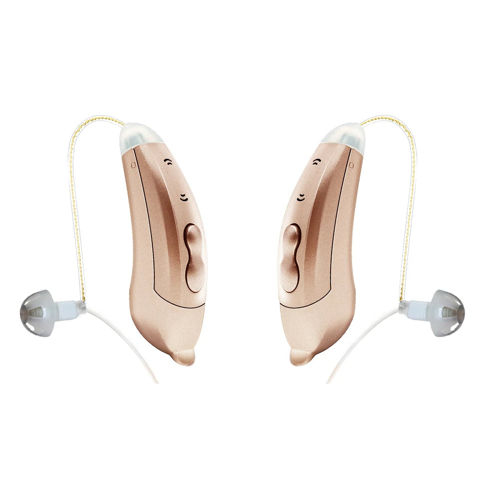 Discreet Behind Ear Hearing Aids With Mobile App