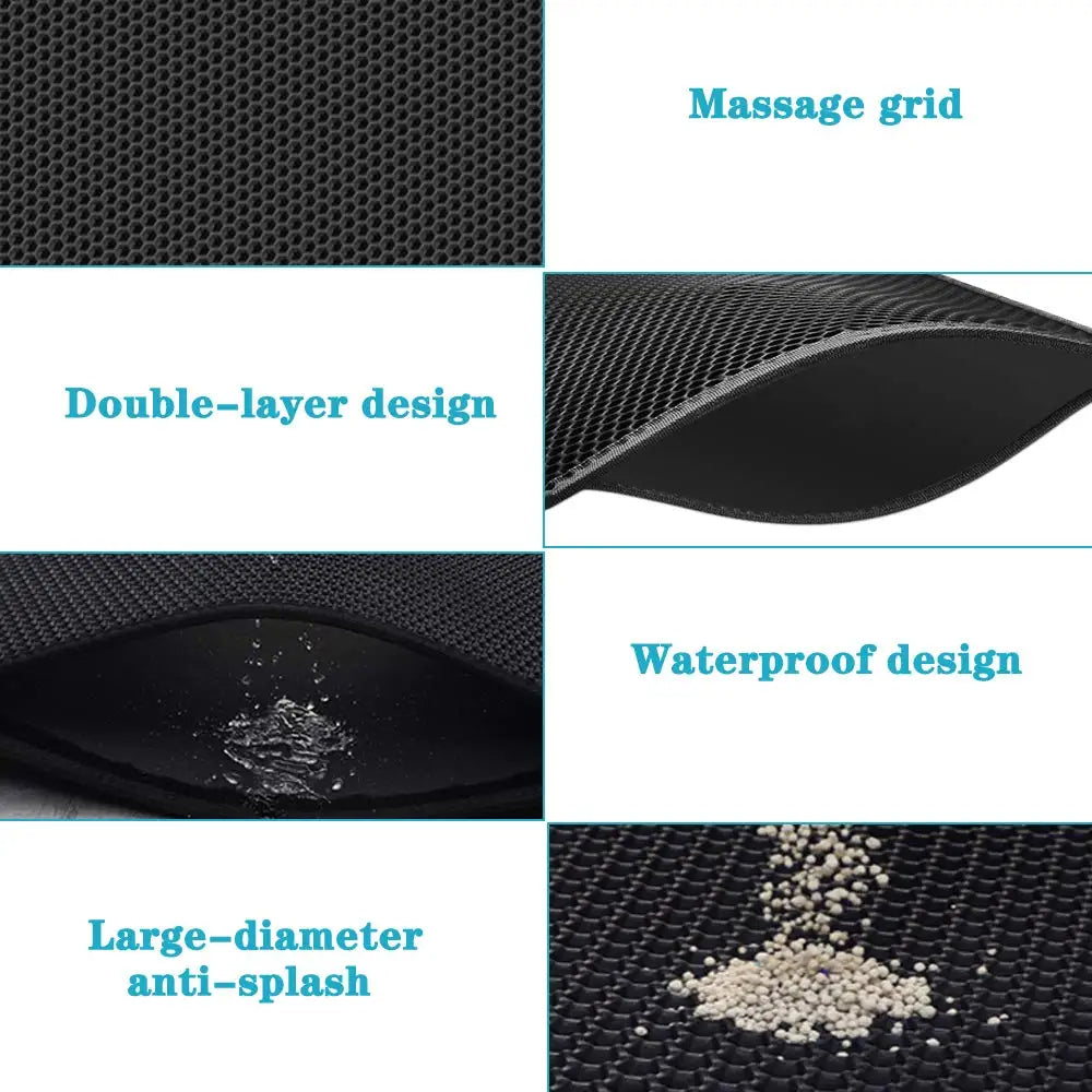Waterproof Pet Litter Box Mat Protector